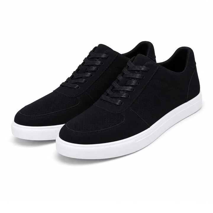 Whittaker | Men's Suede Orthopedic Sneakers  - Color:Black;Size:39
