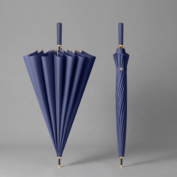 Wilhelmina | Long Handle Outdoor Umbrella - Color:Blue