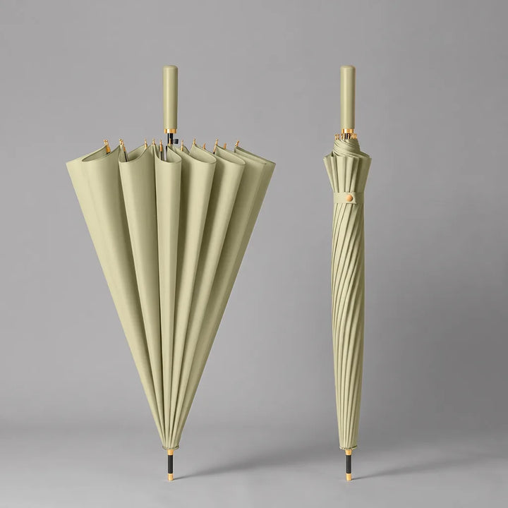 Wilhelmina | Long Handle Outdoor Umbrella - Color:Green