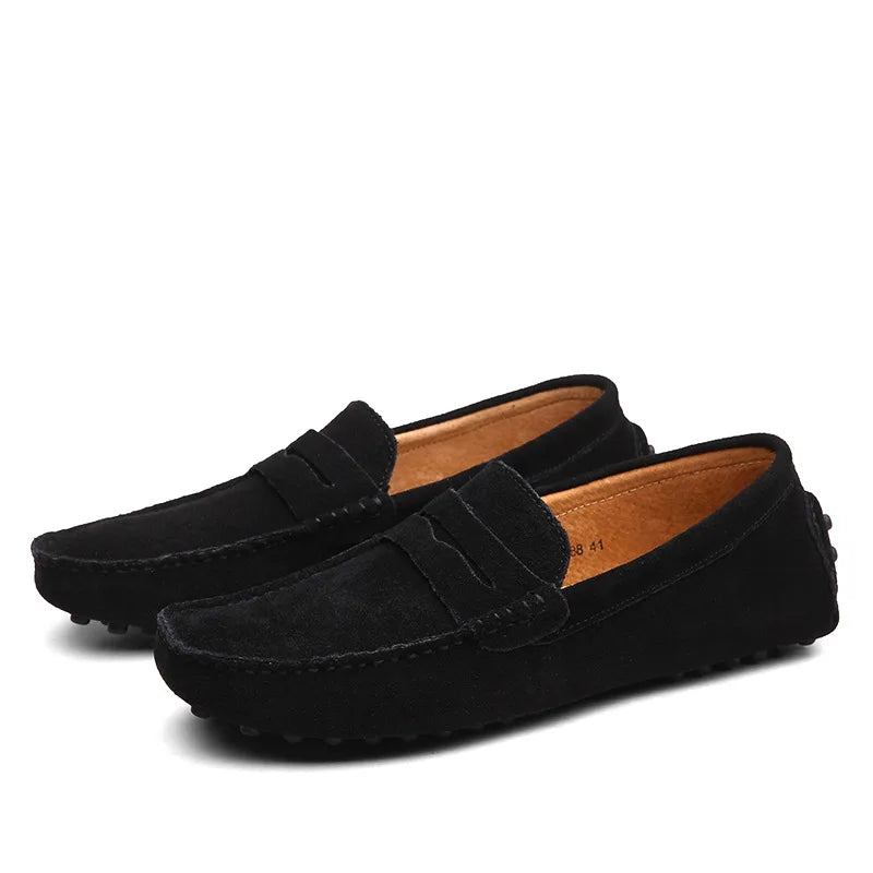 Winston | Men's Luxury Loafers - Color:Black;Size:38