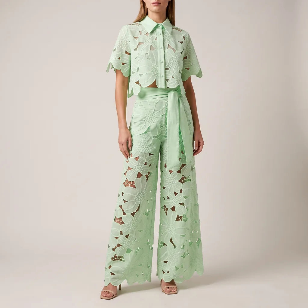 Wren Designer Set - Color:Green;Size:XXS