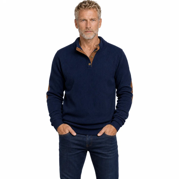 Men's Blue Underhill Corduroy Popover Shirt