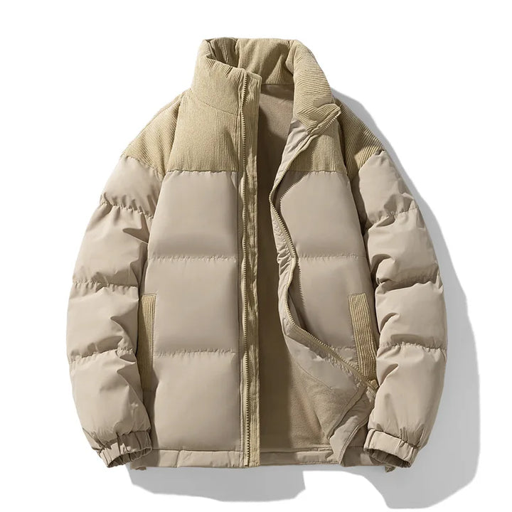 Wyoming | Men's Winter Puffer Jacket - Beige