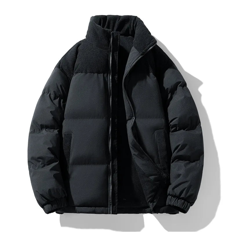 Wyoming | Men's Winter Puffer Jacket - Black