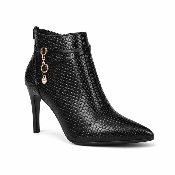 Women's Black Balfour Rhinestone Ankle Boots