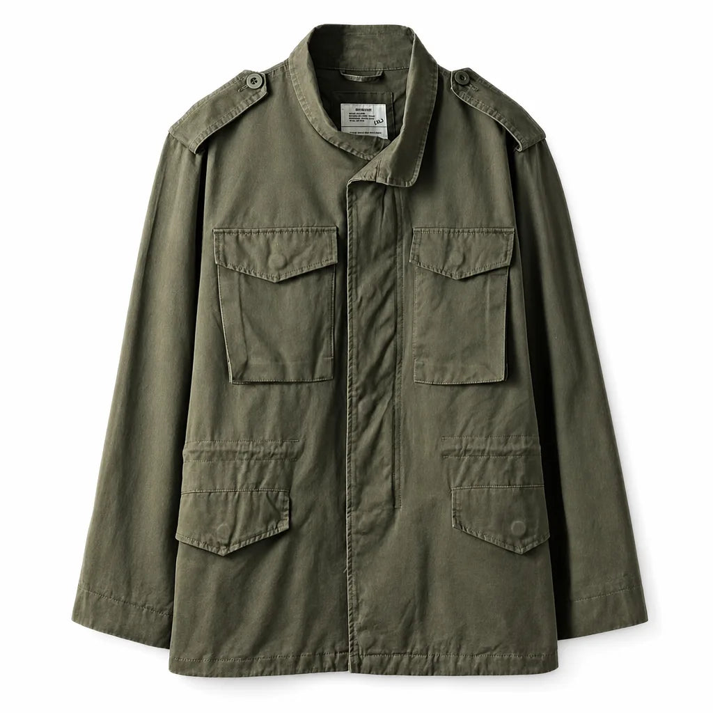 Zachary Loose Utility Jacket - Color:Green;Size:XS