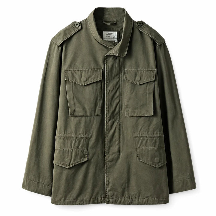 Zachary Loose Utility Jacket - Color:Green;Size:XS